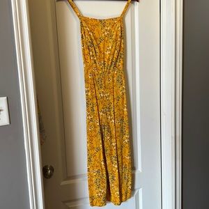 Yellow Floral Romper